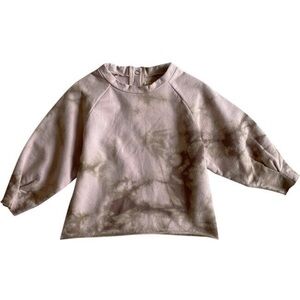 The Simple Folk Tie-Dye Blush Sweatshirt- 2-3Y